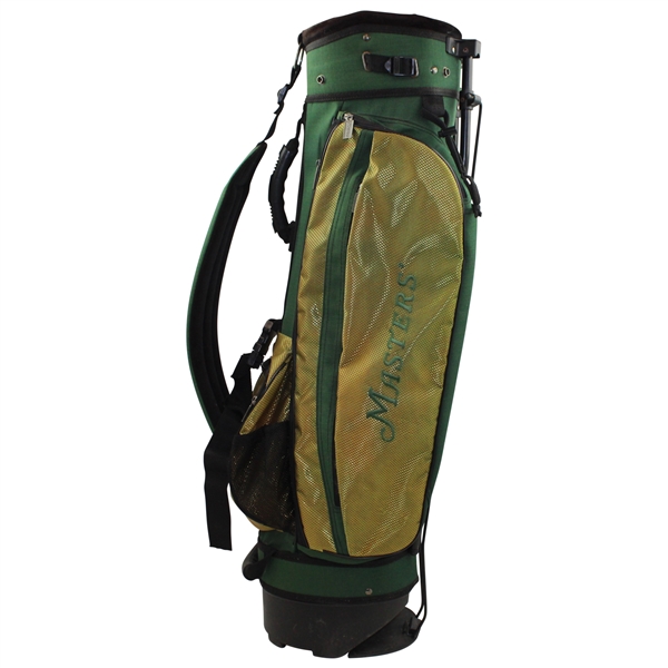 Classic Masters Tournament Emerald & Gold Embroidered Logo Stand Bag