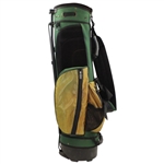 Classic Masters Tournament Emerald & Gold Embroidered Logo Stand Bag