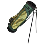 Classic Masters Tournament Emerald & Gold Embroidered Logo Stand Bag