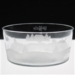 Circa 1900 Hawkes Cut Glass '19th Hole' Dish/Bowl
