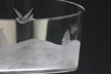 Circa 1900 Hawkes Cut Glass '19th Hole' Dish/Bowl