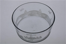 Circa 1900 Hawkes Cut Glass '19th Hole' Dish/Bowl