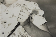 Babe Zaharias With Putter B & W Photo
