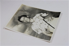 Babe Zaharias With Putter B & W Photo