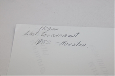 1971 Ben Hogan Houston Champions Invitational Final Tournament in Canyon Color Presentation Photo