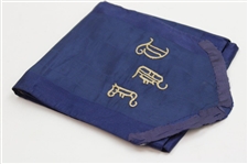 Jerry Travers Silk Handkerchief Holder With Embroidered Initials