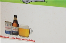Hamm's Beer Countertop Display With Easel