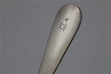 Vintage Masters Logo Engraved Serving Spoon