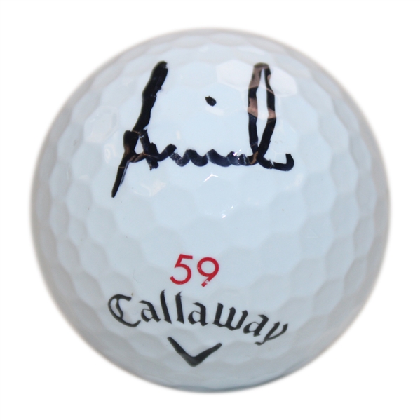 Annika Sorenstam Signed Callaway 59 Logo Golf Ball JSA ALOA