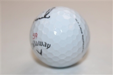 Annika Sorenstam Signed Callaway '59' Logo Golf Ball JSA ALOA