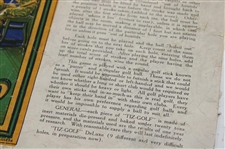 1929 'Tiz-Golf' an All Year Round Golf Course Golf Game Made by The Viophonic Corp. Pat Pend