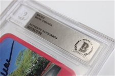 Mark O'Meara Signed 1998 Masters Tournament SERIES Badge #Q05692 Beckett Authentic