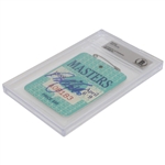 Nick Faldo Signed 1989 Masters Series Badge #A08183 Beckett