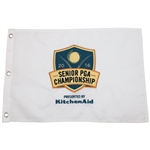 Twenty-Nine (29) 2016 Senior PGA Championship White Embroidered Flags - Rocco Mediate
