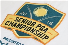 Twenty-Nine (29) 2016 Senior PGA Championship White Embroidered Flags - Rocco Mediate