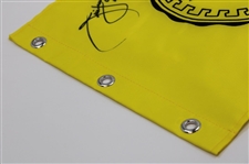 Jim Furyk Signed Olympia Fields Yellow Screen Flag - Site of 2003 US Open Win JSA ALOA