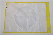 Jim Furyk Signed Olympia Fields Yellow Screen Flag - Site of 2003 US Open Win JSA ALOA