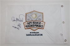 Rocco Mediate Signed 2016 Senior PGA Championship Embroidered Flag w/'2016 Champion' JSA ALOA
