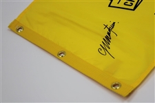 Colin Montgomerie Signed 2014 Senior PGA Championship Screen Flag JSA ALOA