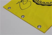 Jim Furyk Signed Olympia Fields Yellow Screen Flag - Site of 2003 US Open Win JSA ALOA