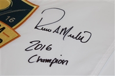 Rocco Mediate Signed 2016 Senior PGA Championship Embroidered Flag w/'2016 Champion' JSA ALOA