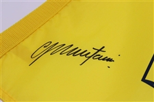 Colin Montgomerie Signed 2014 Senior PGA Championship Screen Flag JSA ALOA