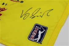 Vijay Singh Signed 2002 The Tour Championship Used Hole #9 Flag w/COA & JSA ALOA
