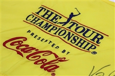 Vijay Singh Signed 2002 The Tour Championship Used Hole #9 Flag w/COA & JSA ALOA