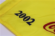 Vijay Singh Signed 2002 The Tour Championship Used Hole #9 Flag w/COA & JSA ALOA