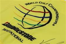 Vijay Singh Signed 2008 WGC Bridgestone Championship Used Hole #6 Flag w/COA & JSA ALOA