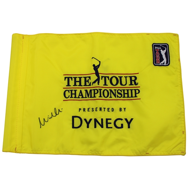 Mike Weir Signed 2001 Tour Championship Used Hole #2 Flag w/COA & JSA ALOA