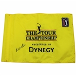 Mike Weir Signed 2001 Tour Championship Used Hole #2 Flag w/COA & JSA ALOA