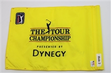 Mike Weir Signed 2001 Tour Championship Used Hole #2 Flag w/COA & JSA ALOA