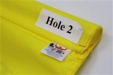 Mike Weir Signed 2001 Tour Championship Used Hole #2 Flag w/COA & JSA ALOA