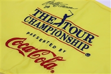 Retief Goosen Signed 2004 Tour Championship Used Hole #5 Flag w/COA & JSA ALOA