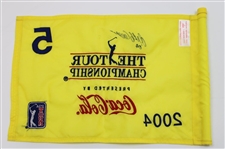 Retief Goosen Signed 2004 Tour Championship Used Hole #5 Flag w/COA & JSA ALOA