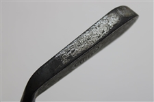 Pat. Pend. M & S Co. Batavia N. Y. Putter w/Intricately Lined Face & Thumb Groove 'Huntly' Style Grip
