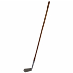 Pat. Pend. M & S Co. Batavia N. Y. Putter w/Intricately Lined Face & Thumb Groove 'Huntly' Style Grip