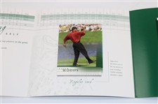 Tiger Woods 2001 Upper Deck Premiere Ed Promo Card in Original Folder