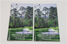 Tiger Woods Masters Victory Years Items - Tickets, Photo, Bag Tags, Spec Guides & other
