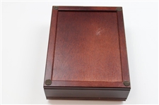 Bobby Jones Hinged Wood & Ceramic Display Box