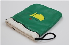 Green & White Masters Tournament Logo Pouch & Scotty Cameron Black Velvet Bag