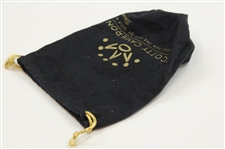 Green & White Masters Tournament Logo Pouch & Scotty Cameron Black Velvet Bag