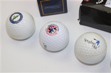 Classic US Open Logo Golf Balls, 1965 US Open, Medinah, Half Dozen Titleist & more