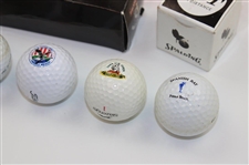 Classic US Open Logo Golf Balls, 1965 US Open, Medinah, Half Dozen Titleist & more