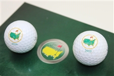 2002, 2010 & 2019 Various Masters Tournament Logo Golf Balls w/Boxes