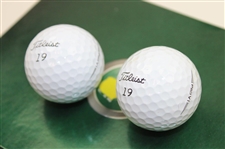 2002, 2010 & 2019 Various Masters Tournament Logo Golf Balls w/Boxes