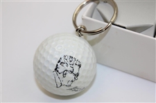 Karsten Solheim 80th Birthday Golf Ball Keychain w/PING US Champ Logo & PING Watch