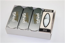 Karsten Solheim 80th Birthday Golf Ball Keychain w/PING US Champ Logo & PING Watch