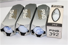 Karsten Solheim 80th Birthday Golf Ball Keychain w/PING US Champ Logo & PING Watch